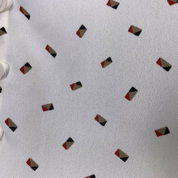 Lush Camisole Size Large Cream Button Front Lace - Picture 2 of 8